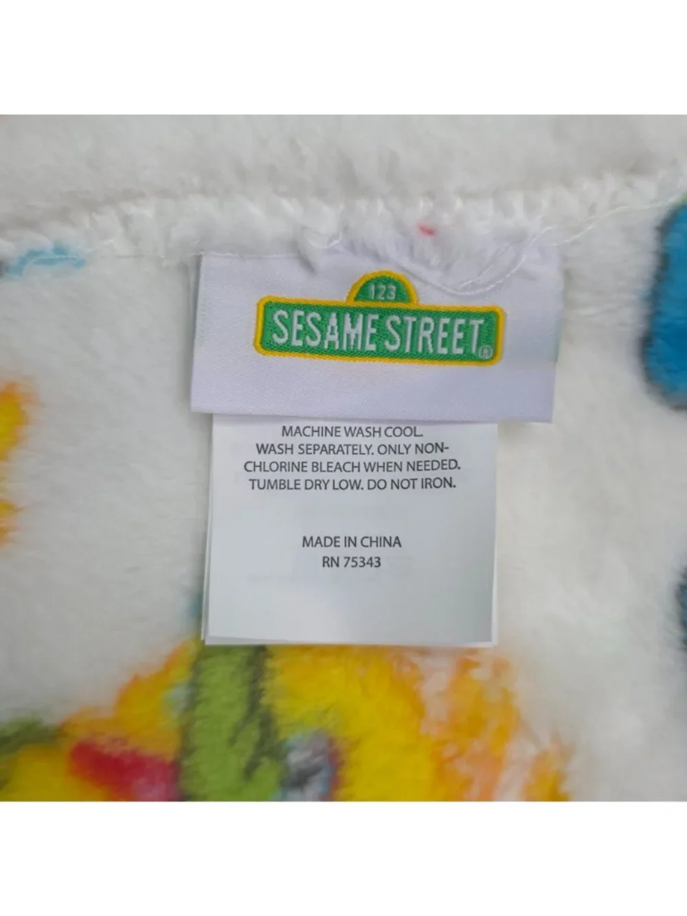 Sesame Street Halloween Plush Throw Blanket 50